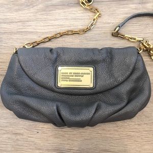 Marc by Marc Jacobs Gray Leather Crossbody Bag